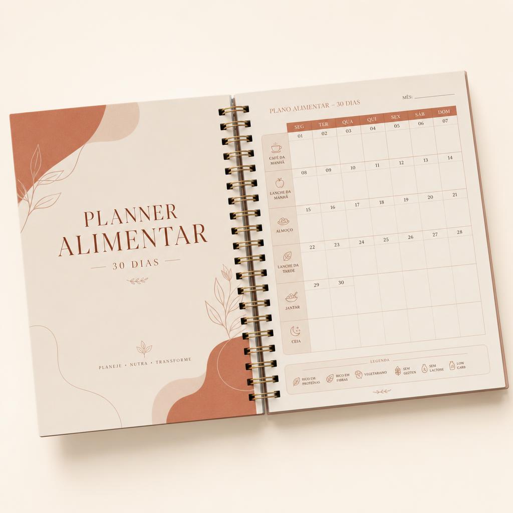 Planner Alimentar de 30 Dias